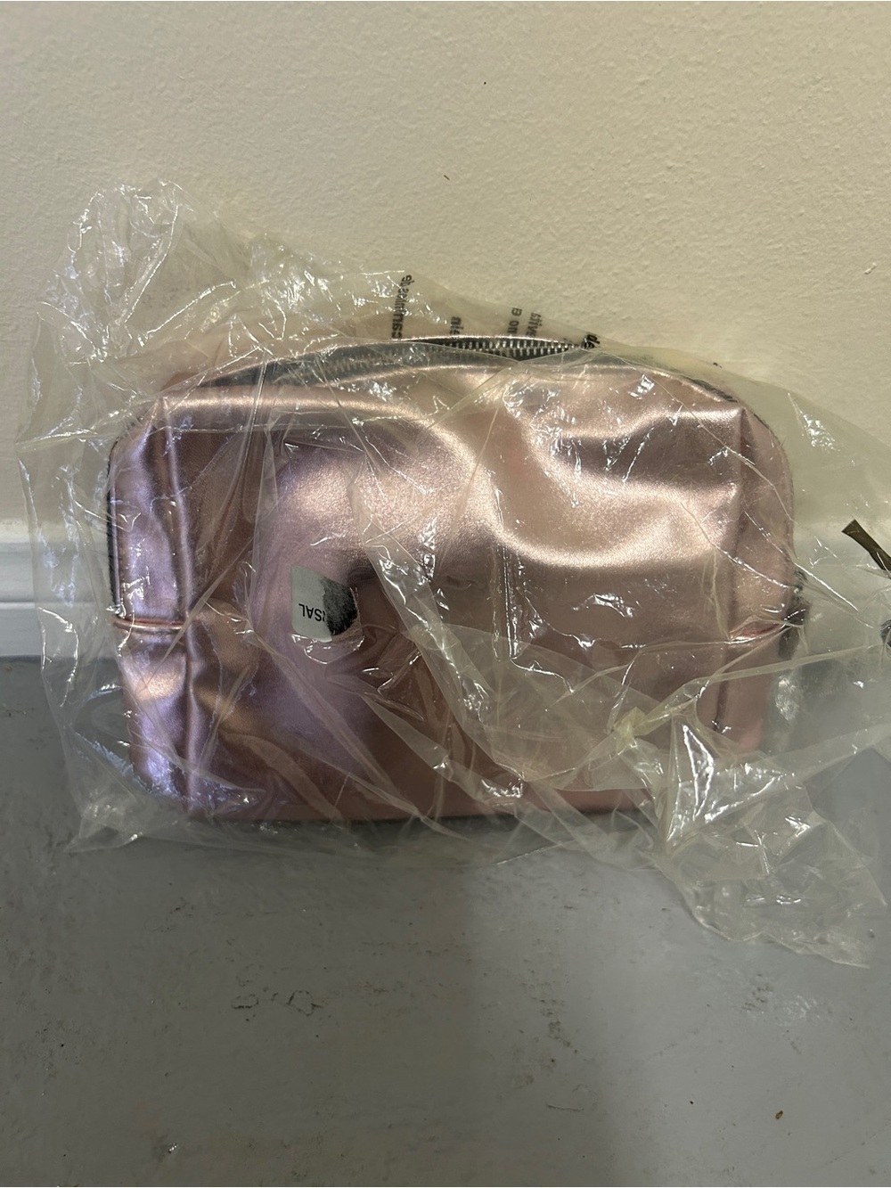 Metallic Pink Women's Crossbody Bag